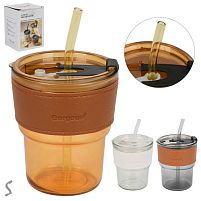 Склянка з кришкою та трубочкою "Spirit" 250мл Stenson R41129