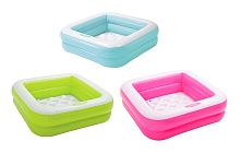 Дитячий надувний басейн Intex 57100 (85*85 см, ↑23 см, об'єм: 53 л, серія: Baby Pools)