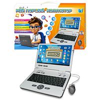 Ноутбук 88777 "WToys", ОЗВУЧЕННЯ УКР.\АНГЛ. МОВОЮ, літери, цифри, пісні, казки, загадки, вікторина, р\к екран, функціональна мишка, в коробці