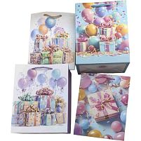 Пакет подарунковий паперовий L "Birthday party" 30*41.5*12см Stenson R40772-L