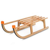 Санки дитячі Bambi JSXQ-21G (27*38*92 см, пласкі полози із пластиковими накладками, сидіння дерево, до 30 кг)