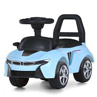 Каталка-толокар Bambi M 6155-12 (колеса Ø4,7"/пластик, музика, світло, блакитний, до 20 кг)