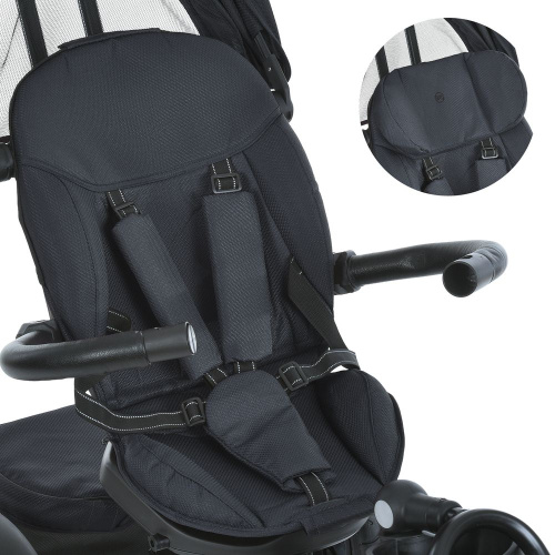 Велосипед дитячий триколісний El Camino ME 1193 Dark Gray «MODENA» (колеса: передні Ø10.2"/задні Ø9"/гума, рама: сталь, батьк. ручка, до 30 кг) фото 18