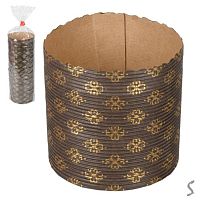 Форма паперова гофрована для паски 10шт/уп 10*9*8.5см Stenson R37987-98