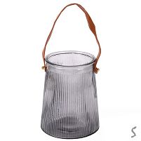 Ваза скляна 16*10см Stenson R35656-BL