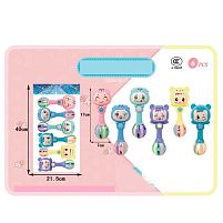 Набір брязкалець 929-50 A 6 штук, у пакеті