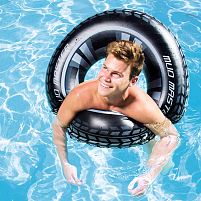 Коло дитяче надувне для плавання BestWay 36016 «Шина» (Ø91 см, 1 камера, вік 10+, до 70 кг)