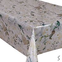 Скатертина-клейонка ПВХ силіконова з кристалізованим напиленням Rich 1.37*20м Stenson MA-5015