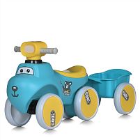 Каталка-толокар Bambi M 5940(2)-4 (23*41*56,5 см, колеса Ø15 см/EVA, з причепом, музика, світло, блакитний, до 20 кг)