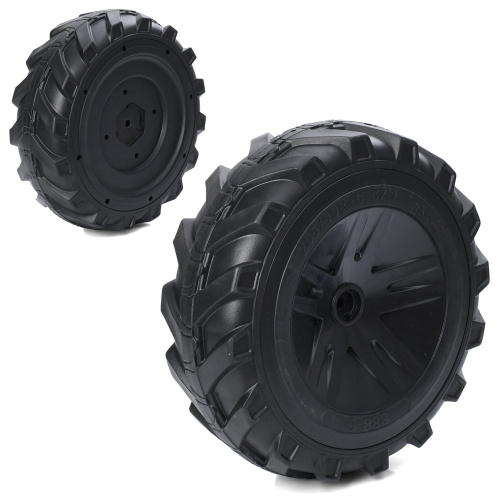 Колесо для дитячого електромобіля Bambi Racer M 4847-EVA WHEEL (заднє, Ø39 см, ↔12 см, EVA, перехідник)