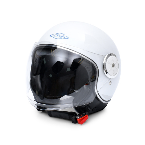 Шолом Profi MAS 1028-1029-1 (розмір: «M» 57-58 см, без отворів, для мопеда, моторолера, скутера, білий)