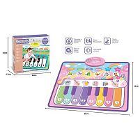 Музичний килимок MTK 035-5 A 50 х 3 х 40 см, на батарейках, музичні інструменти, звуки тварин, запис, режим пам'яті, музика, в коробці