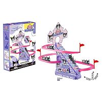 Трек 2010 A на батарейках, автоматичний підйомник, підсвітка, музика, герої, в коробці