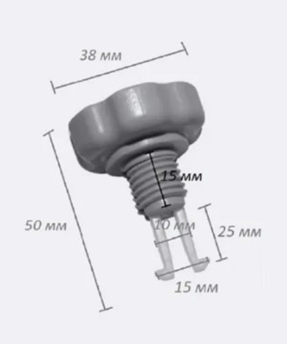 Клапан випускний Intex 10725 (повітряний, до картриджних та пісочних фільтр-насосів Intex 28634, 56634, 28644, 28674) фото 4