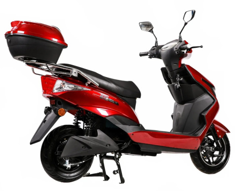 Електроскутер Aima Big Bull Red (колеса: Ø10", акб: 72V/32Ah/Lead-Acid, мотор: 1200W, пробіг на одному заряді до 65 км, до 50 км/год, червоний) фото 6