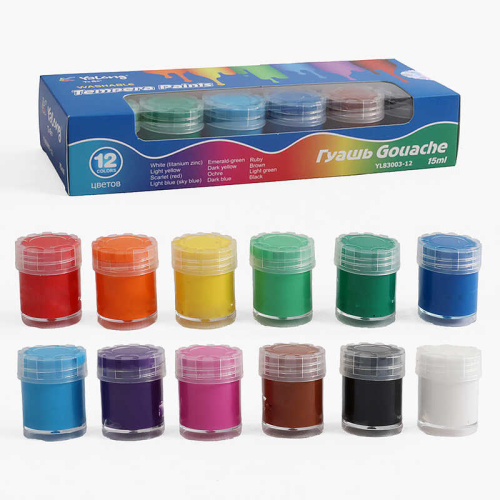 Гуаш C 72695 12 кольорів, в коробці