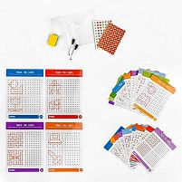 Логічна книжка С 47859 30 карток, 2 фломастери, в пакеті