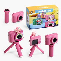 Фотоапарат C 66251 штатив, інструкція, дріт для підзарядки, фронтальна камера, звук, фото, відео, 3 гри, роз’єм для SD карти, ремінець, в коробці