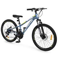 Велосипед дитячий двоколісний Profi SW-2403 «Speedway» (колеса Ø24"/гума, рама: 11"/сталь, гальмо ручне/ножне, 7-12 років)