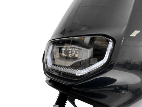 Електроскутер Aima GTX Black (колеса: Ø12", акб: 72V/30Ah/Li-ion/з'ємна, мотор: 2000W, пробіг на одному заряді до 80 км, до 70 км/год, чорний) фото 14