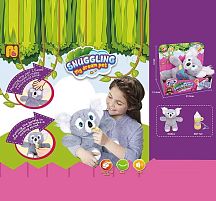 Інтерактивна тваринка 933-214 E кліпає, сенсорний та магнітний датчик, звук, пляшечка, в коробці