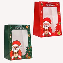 Картинка  Пакет новорічний паперовий S "New Year" 25*18*13см Stenson R96891-S магазин cd-market