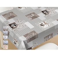 Скатертина-клейонка ПВХ 3-хсл. глянсова на тканевій основе GlossyN 1.37*20м Stenson MA-5909