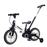 Велосипед дитячий двоколісний Corso 1068-92 (колеса: Ø12"/PU, рама: сталь, знімні педалі, допоміжні колеса, батьківська ручка, до 30 кг)