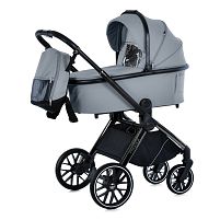 Коляска дитяча прогулянкова El Camino ME 1124-2 PRESTIGE Frost Gray (універсальна, 2в1)