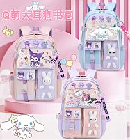 Рюкзак C 72823 3 види, розмір: 36х20х40 см, 2 відділення, 6 кишень, регульовані лямки, на блискавці, в пакеті, ВИДАЄТЬСЯ ТІЛЬКИ МІКС ВИДІВ