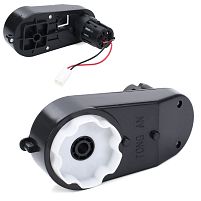 Редуктор колеса в зборі з мотором для дитячого електромобіля Bambi Racer JS330-GEAR (24V, RPM18000, отвір під вісь: Ø10 мм, ↔17 см)