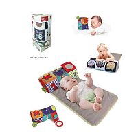 Килимок 023-78 A 75х42 см, м’який, валик з ігровими елементами, у коробці