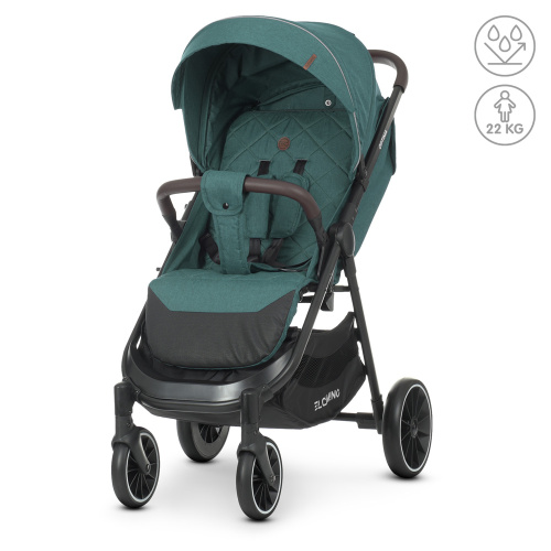 Коляска дитяча прогулянкова El Camino ME 1083 OPTIMA Forest Green