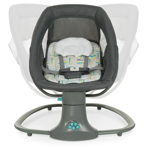 Крісло-шезлонг для немовлят з електро-заколисуванням Mastela 8105 Serious Grey (механізм гойдання: поворотний, 3в1) фото 9