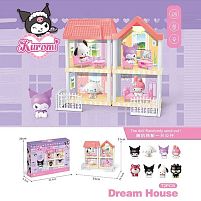 Будинок 5 SY-1 Штрих=41998 підсвічування, фігурка героя, 2 поверхи, меблі, в коробці