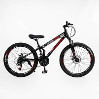 Велоcипед спортивний Corso PRM-24104 «Primary» (колеса: Ø24", рама: 11")