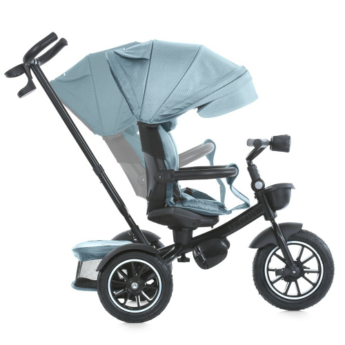 Велосипед дитячий триколісний El Camino ME 1193 Cloud Blue «MODENA» (колеса: передні Ø10.2"/задні Ø9"/гума, рама: сталь, батьк. ручка, до 30 кг) фото 16