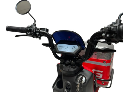 Електроскутер (Tailg) TLG U2s Red (колеса: Ø12", акб: 60V/45Ah/Li-ion/з'ємна, мотор: 1500W, пробіг на одному заряді до 100 км, до 60 км/год, червоний) фото 7