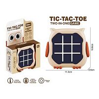 Логічна гра G 66-6 “Хрестики-нулики”, підсвічування, звукові ефекти, 3 режими гри, режим тренування пам’яті, в коробці