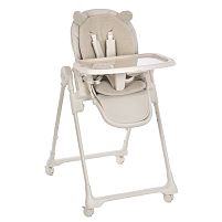 Стільчик для годування немовлят El Camino ME 1037 CRYSTAL Bear Beige