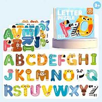 Набір магнітів C 74291 абетка, англійська, назви тварин, в пакеті