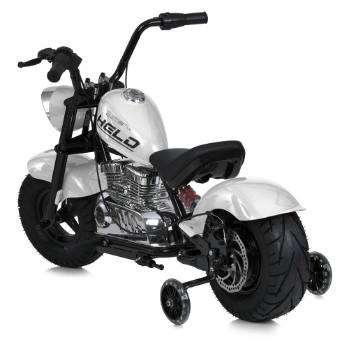 Електромотоцикл дитячий Bambi Racer M 6016AL-1(36V) (колеса: Ø12.6"/гума, акк. 2*18V/9Ah, мотор: 36V/350W, до 20 км/г, додаткові колеса, до 80 кг) фото 7