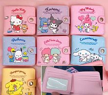 Гаманці C 70894 ЦІНА ЗА 12 ШТУК В УПАКОВЦІ, герої, розмір - 11х1х9 см, кнопкова застібка, кишеня для купюр, 4 кишені для карток, відділення для ф