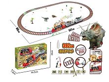 Залізниця GD 212 A 188 деталей, звук, підсвічування, парогенератор, акум. 3.7V, USB-кабель, аксесуари, в коробці