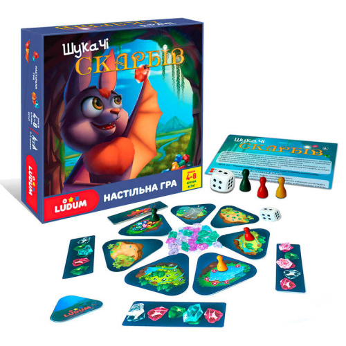 Гра настільна "Шукачі скарбів" LD1049-55 "Ludum", в коробці