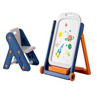 Дитячий мольберт QC-BB03 зі стільцем, магнітна дошка