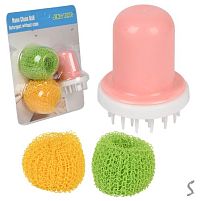 Щітки-мочалки кухонні ( мочалки, тримач) 3пр/наб 19*16см Stenson R93531