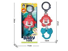 Брязкальце 988-8 “Мавпочка”, 12 мелодій, від батарейок, в коробці