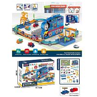 Залізниця 128-39 паркінг, локомотив на батарейці, мапа, в коробці