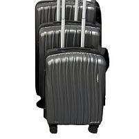 Валіза пластик 20/24/28" 3шт/наб Stenson R37240-GR
